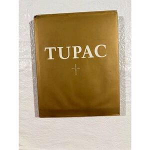 TUPAC RESURRECTION Shakur Gold Coffee Table Book Hardcover vintage slipcover